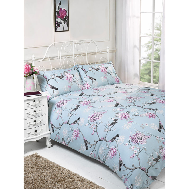 Floral Birds King Size Duvet Set | Bedding | Duvet Covers